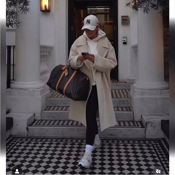 NWT Zara Cream Oversized Wool Coat - Picture 8 of 8